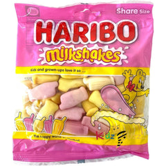 HARIBO Milkshakes Bag, 160g x 12Pcs Share Bags