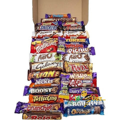 Mega Chocolate Gift Hamper, 50 Different Full Size Chocolate Bars Perfect Gift Pack Of 10 Box