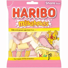 HARIBO Milkshakes Bag, 160g x 12Pcs Share Bags