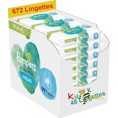 Pampers Aqua Harmonie Baby Wipes ,672 Wipes 14 Packs 48 Wipes