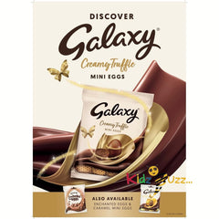 Galaxy Truffles Easter Mini Eggs Bag, Milk Chocolate, Chocolate Gift, Bulk Chocolate, 22 x 74g