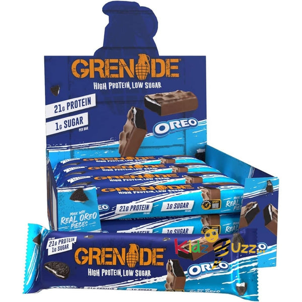 Grenade OREO Protein Bar - High Protein, Low Sugar, 12 x 60 g