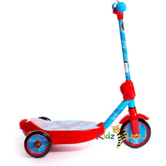 Huffy Marvel Spiderman Bubble Electric Scooter For Kids 3-5 Years 6v Battery Toy Ride On Scooter With Bubble Machine, Red