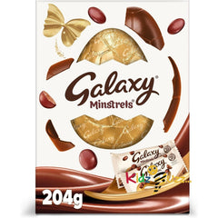 Galaxy Minstrels Milk Chocolate Large Easter Egg, 204g