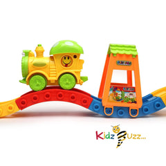 Battery Operated Train Track Block Set - Develop Creativity With More Fun