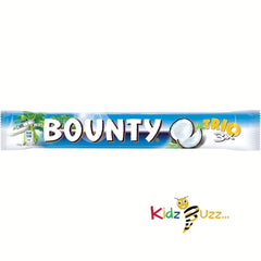 Bounty Coconut Milk Chocolate Trio Bar - Pack of 21 x 85G