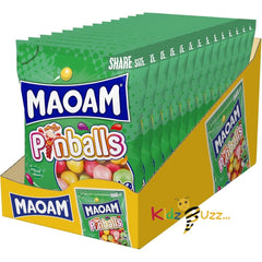 Haribo MAOAM Pinballs Sweets Sharing Bags Case 14 x 140g