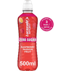 Lucozade Sport Zero Sugar - Raspberry and Passionfruit 12x500ml