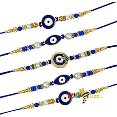 Mix 12 Rakhi for Brothers Design Rakhi Bracelet Multi Design  and Assorted Color - kidzbuzzz