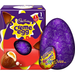 Cadbury Dairy Milk Chocolate Creme Egg, 195g Pack Of 3 Perfect Easter Chocolate Creme Egg