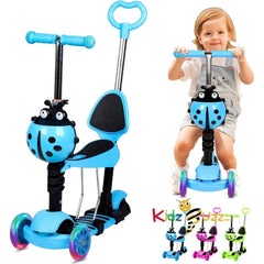 5 in 1 Scooter For Kids- Riding Scooter For Kids