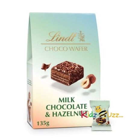 3 X Lindt Milk Chocolate & Hazelnut Choco Wafers 135G