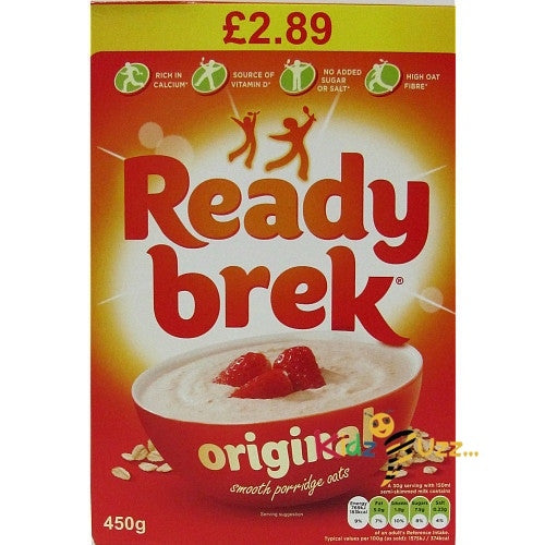 Ready brek 6x450g case PMP £2.89