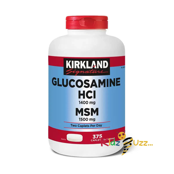 Kirkland Signature Glucosamine HCI & MSM, 375 Count Pack of 1