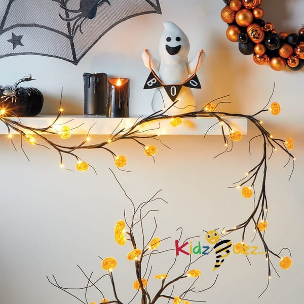 Haunted House 1.7Meter Light Up Pumpkin Garland