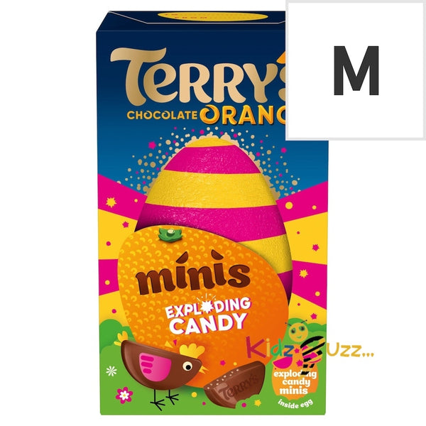 Terry's Chocolate Orange Easter Egg With Exploding Candy Minis 91g Pack of 2