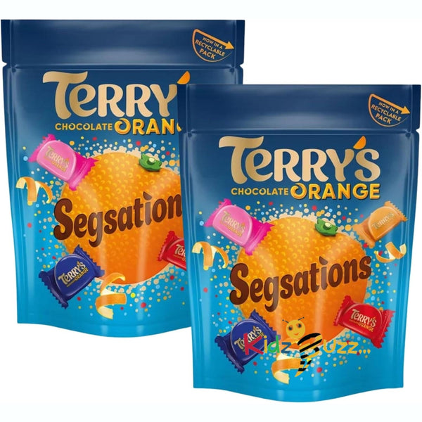 2 X Terrys Chocolate Orange - Easter Chocolate Pouch - Chocolate Segsations