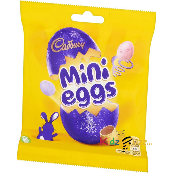 Cadbury Mini Eggs Easter Chocolate Bag, 80 g, Pack of 24