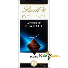 Lindt Excellence A Touch of Sea Salt Dark Chocolate Bar, 3.5-Ounce Packages Pack of 12