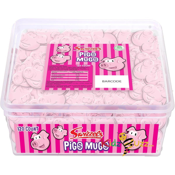 Swizzels Pigs Mugs Sweet Tub 120pcs