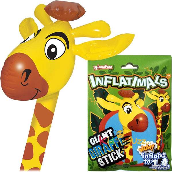 Giant Giraffee Inflatimals Stick- Animal Blow Up Toy - kidzbuzzz