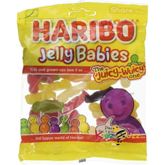 HARIBO Jelly Babies Jelly Men, Bulk Sweets, 140g, Pack of 12