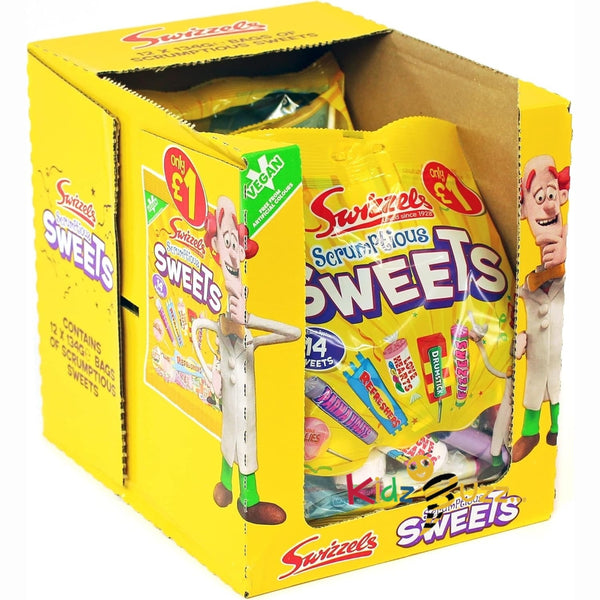 Swizzels Scrumptious Sweets £1 PMP 12x 134g, White