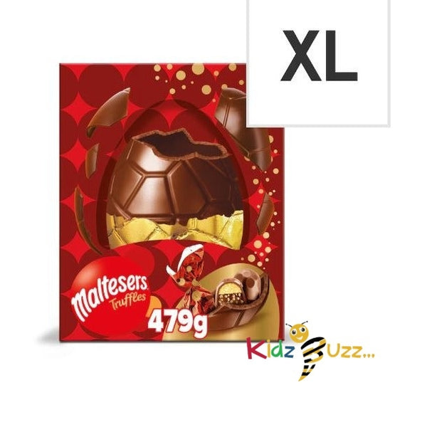 Maltesers Milk Chocolate Truffles Giant Easter Egg 479g Delicious Chocolate Egg