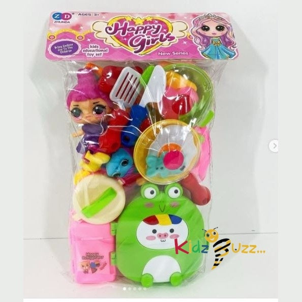 Happy Girls Kitchen Play Set- Educational Toy