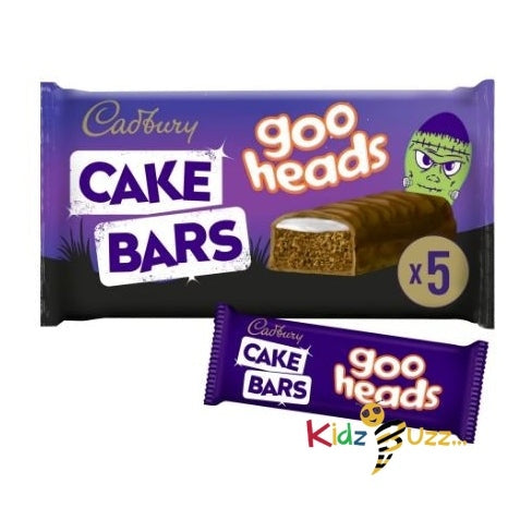 Cadbury Goo Heads 5Pack Chocolate Cake Bars 5pcs