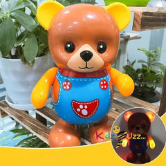 Funny Electric Light Music Robot Party Dancing Bear Toy