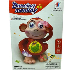 Electronic Dancing Monkey With Light And Music Toy For Kids