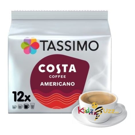 Tassimo Costa Americano Coffee Pods X12 108G