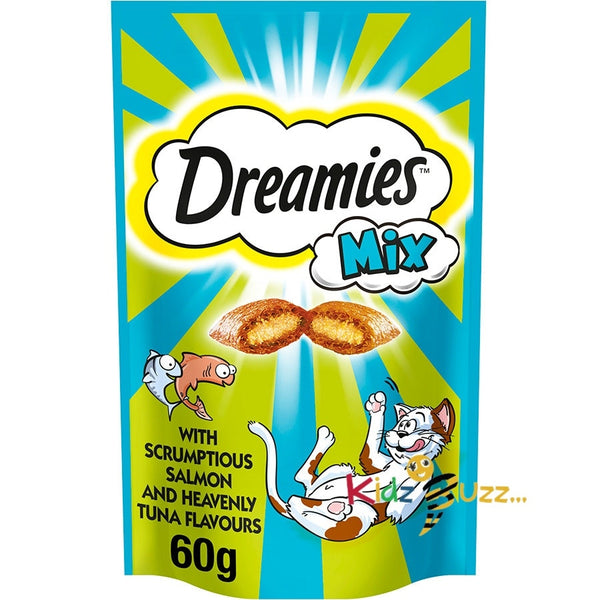 Dreamies Mix Cat Treat Biscuits with Salmon & Tuna 60g X 8