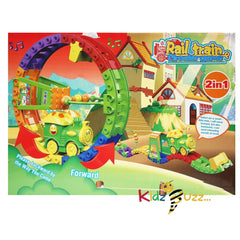 Battery Operated Train Track Block Set - Develop Creativity With More Fun