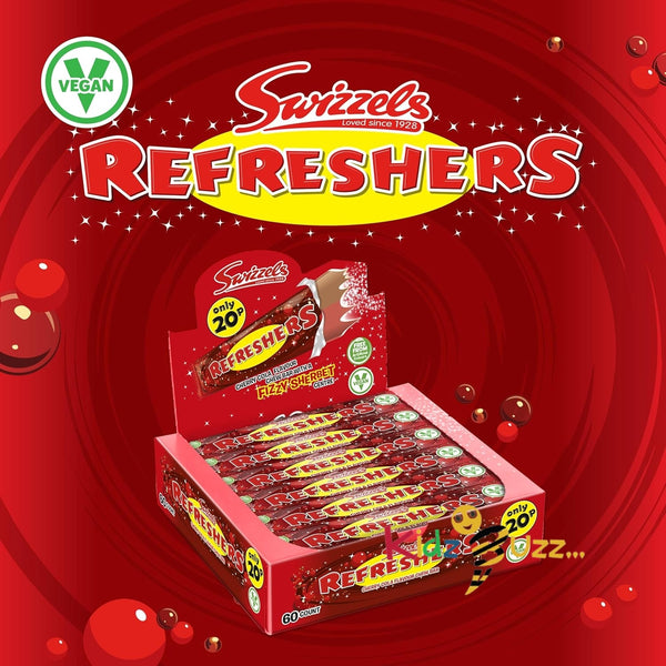 Swizzles Refreshers Cherry Cola Chew Bar x60 count