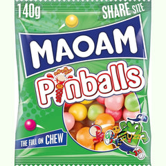 Haribo MAOAM Pinballs Sweets Sharing Bags Case 14 x 140g