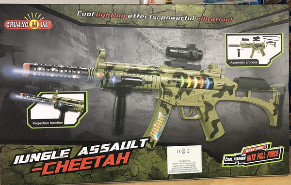 Jungle Assault Cheetah Sniper Camo Toys Gun