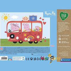 Clementoni 24221 Peppa Pig Play for Future Pig-24 Maxi Pieces-Jigsaw Kids Age 3-100% Recycled Materials-Made in Italy, Cartoon Puzzles, Multicoloured