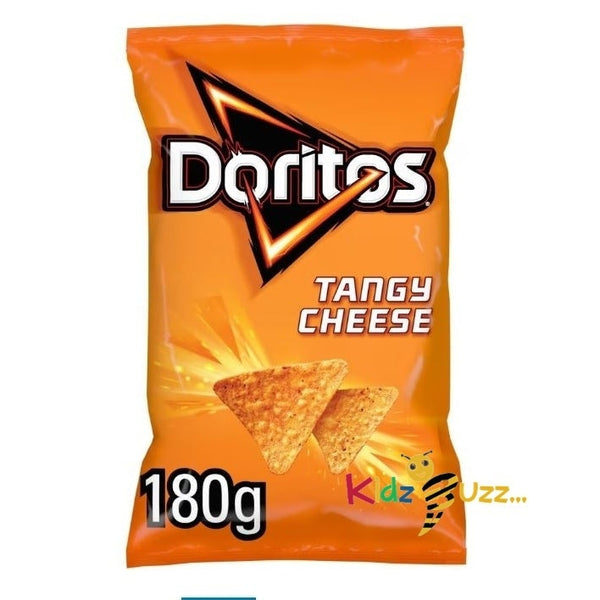 Doritos Tortilla Chips Tangy Cheese Sharing Bag Crisps 180g x 6Pcs