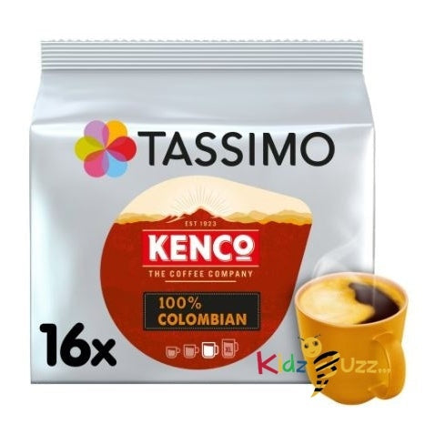 Tassimo Kenco Colombian Coffee Pods X16 136G