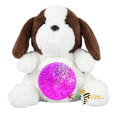 Charlie The Puppy With Light Soft Toy Magic Belly Bear