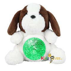 Charlie The Puppy With Light Soft Toy Magic Belly Bear