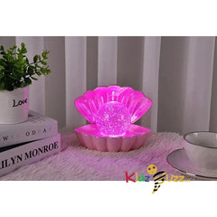 Sea Shell LED Colour Changing Mood Lamp - Pink Pearl