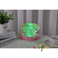 Sea Shell LED Colour Changing Mood Lamp - Pink Pearl