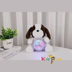 Charlie The Puppy With Light Soft Toy Magic Belly Bear