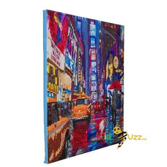 Times Square Crystal Art Kit 40x50cm, Canvas Kit