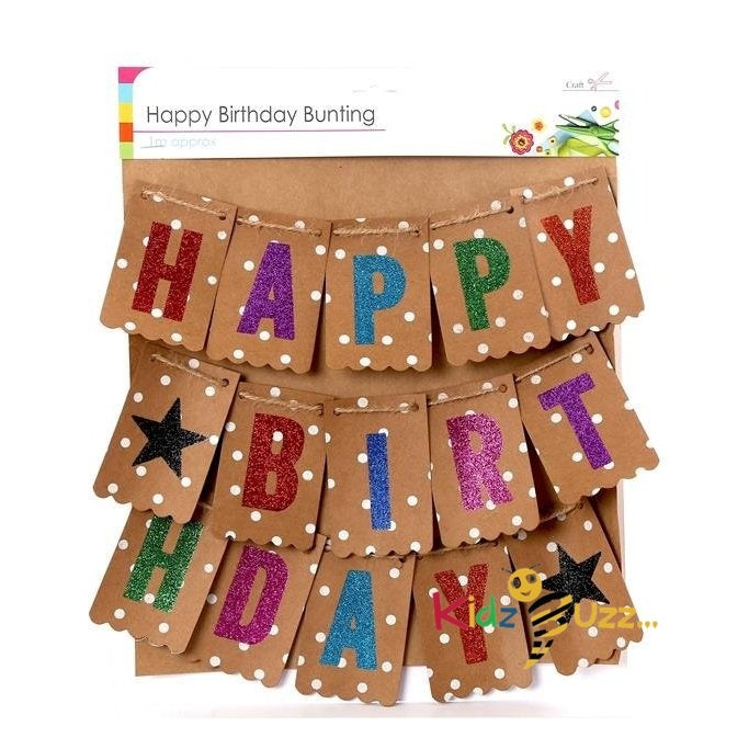 1M Craft Happy Birthday Bunting | kidzbuzzz