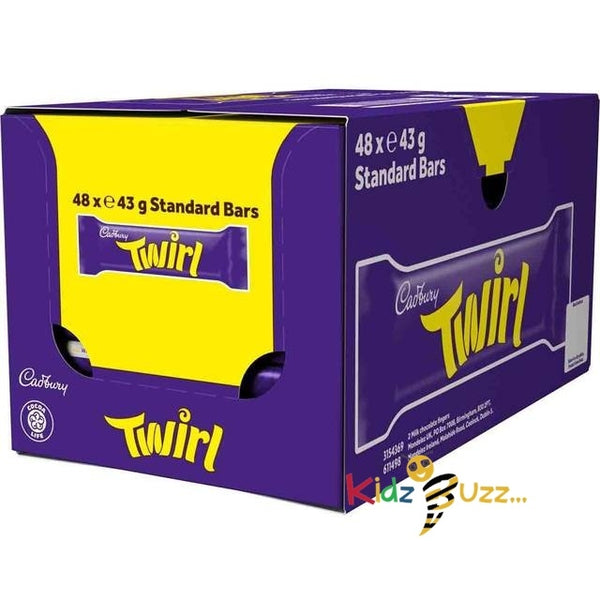 Cadbury Twirl Original Milk Chocolate 43g Box of 48pcs Exp-16/ 11/2024