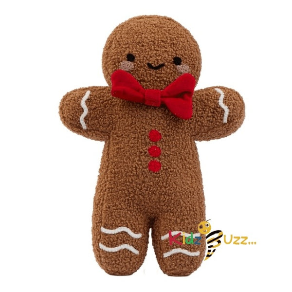 Sleigh Bells Cushion Gingerbread Boy for Christmas and Kids Gifts